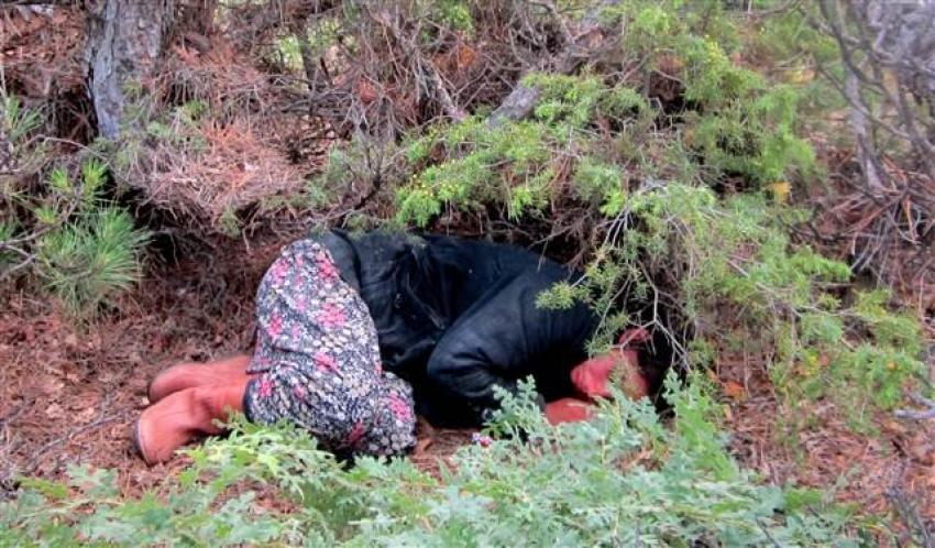 Ormanda kaybolan hamile kadın 21 saat sonra bulundu