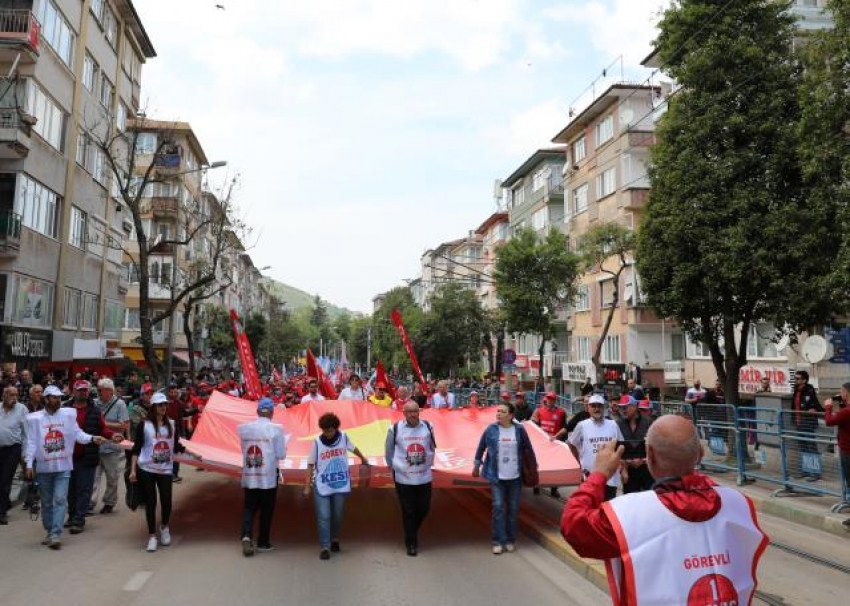 Bursa ve Türkiye'nin çeşitli kentlerinden 1 Mayıs fotoğrafları