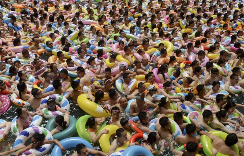 Çin’in önlenemez nüfus artışı ve fotoğraflara yansıyanlar...