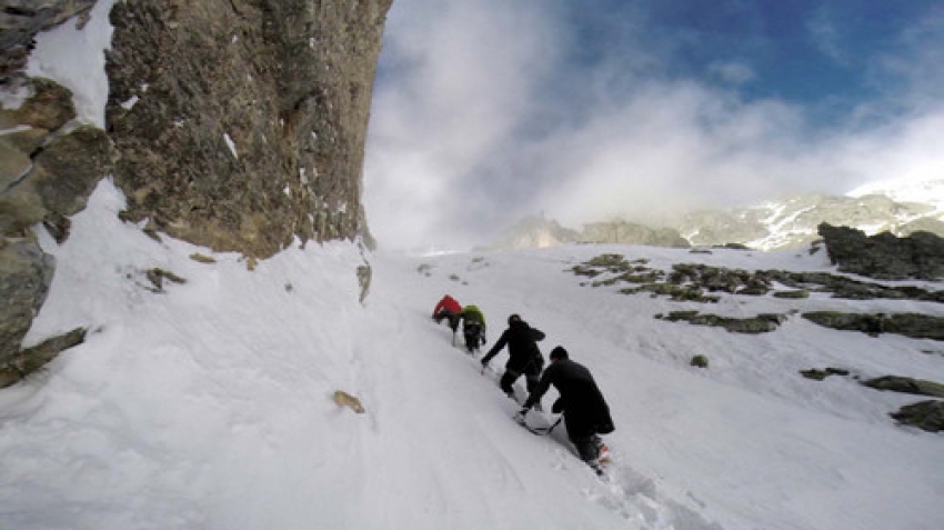 Bursalı dağcılar, Fransız Alplerine tırmanış hazırlığını Uludağ’da yapıyor