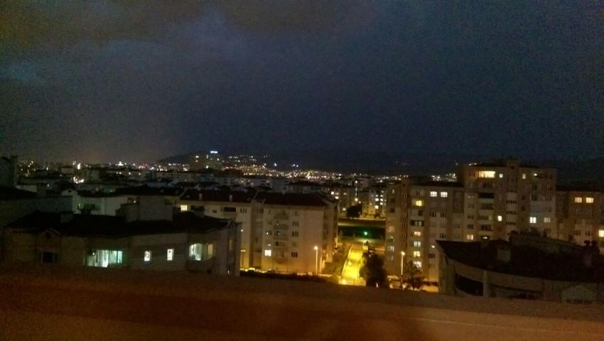 Bursa'yı kara bulutlar kapladı