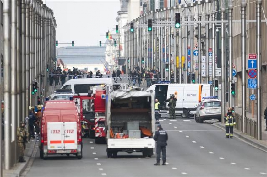 Brüksel'de terör dehşeti