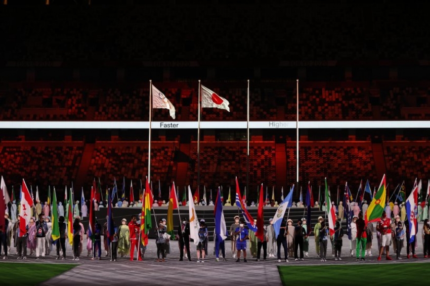 Tokyo Olimpiyatları'nın kapanış töreninden görüntüler