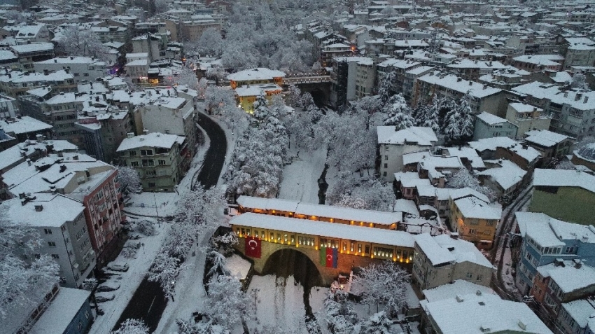 Bursa'da kışın güzelliği