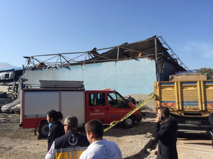 Bursa'da boya fabrikasında patlama: 5 ölü