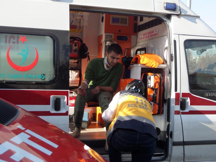 Bursa'da kamyon kazası, 1 ölü 1 yaralı