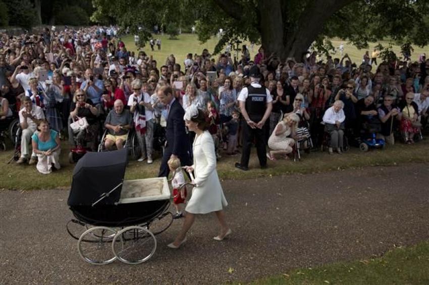 Prenses Charlotte Elizabeth Diana'nın vaftiz töreni