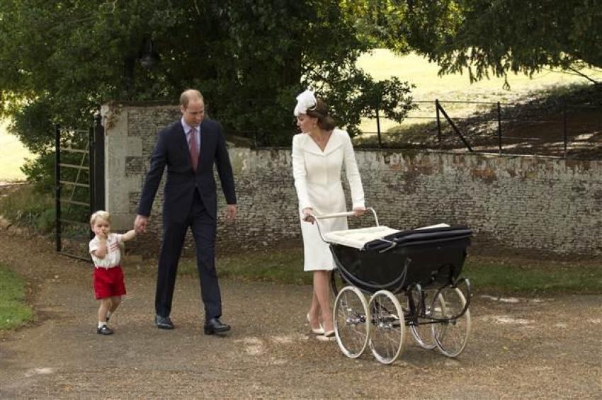 Prenses Charlotte Elizabeth Diana'nın vaftiz töreni