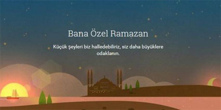 Google'dan Ramazan'a özel sayfa