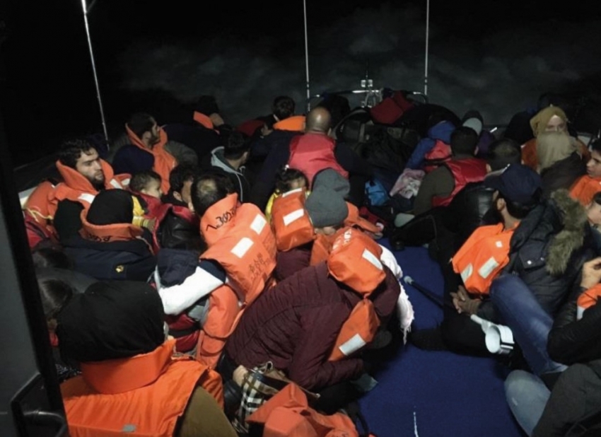 80 kaçak göçmen yakalandı