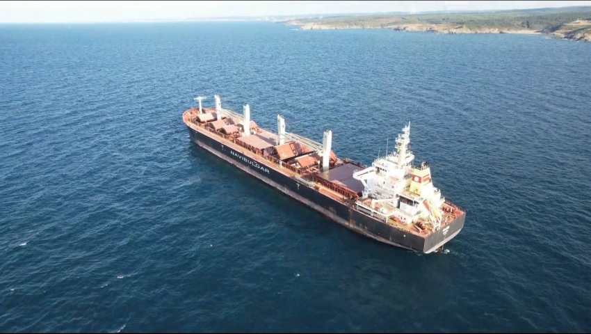 Ukrayna’dan hareket eden Rojen isimli gemi dron ile görüntülendi