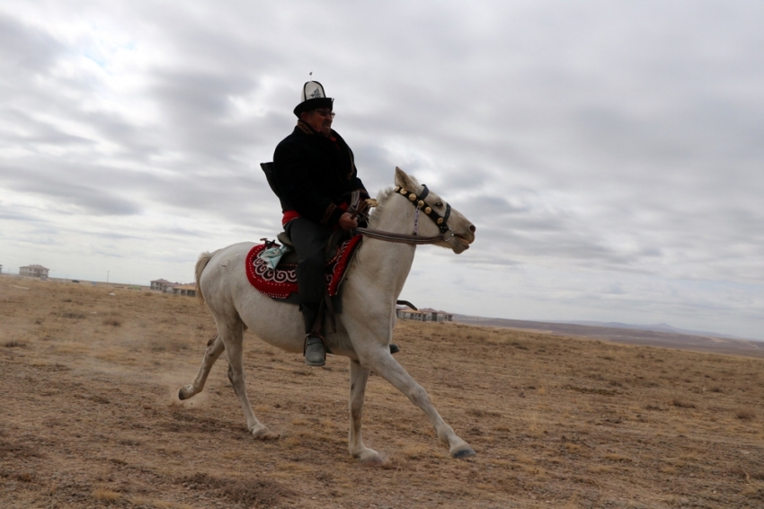 Yılkı atları Kırgızların elinde evcilleşiyor