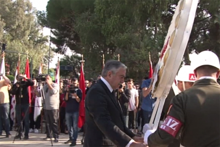 Atatürk, KKTC’de törenle anıldı