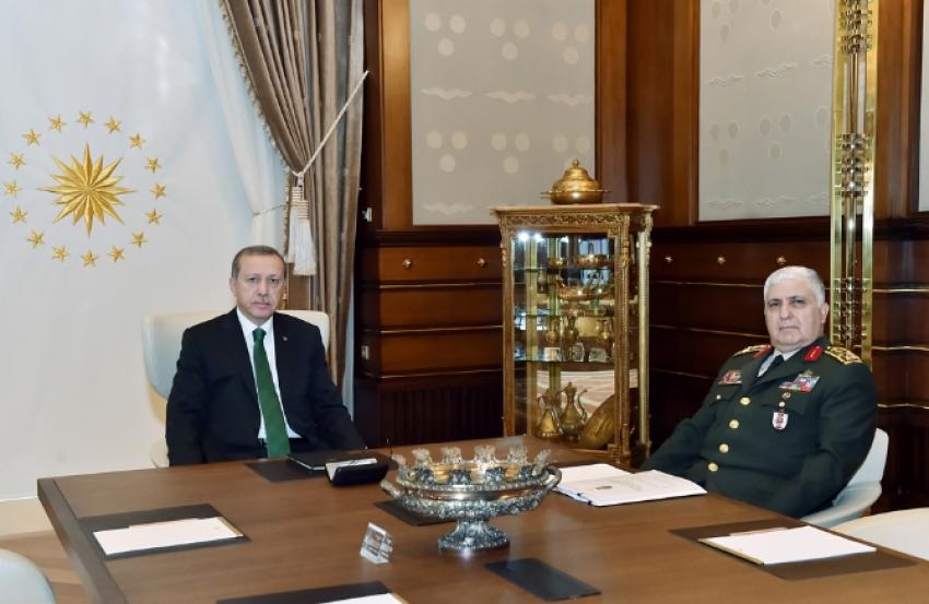 Erdoğan Genelkurmay Başkanıyla görüştü