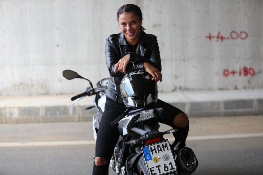 Survivor Sabriye’nin motosiklet tutkusu