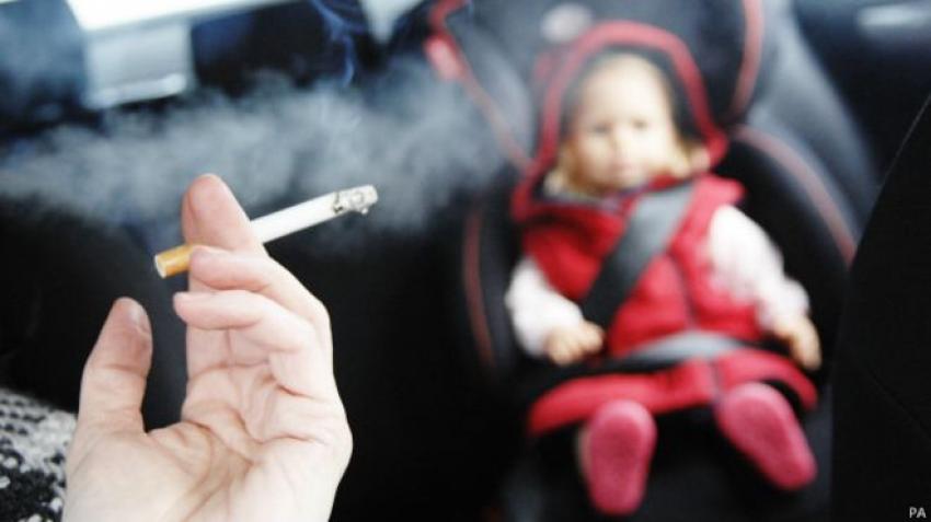 Çocukların bulunduğu araçta sigara yasağı