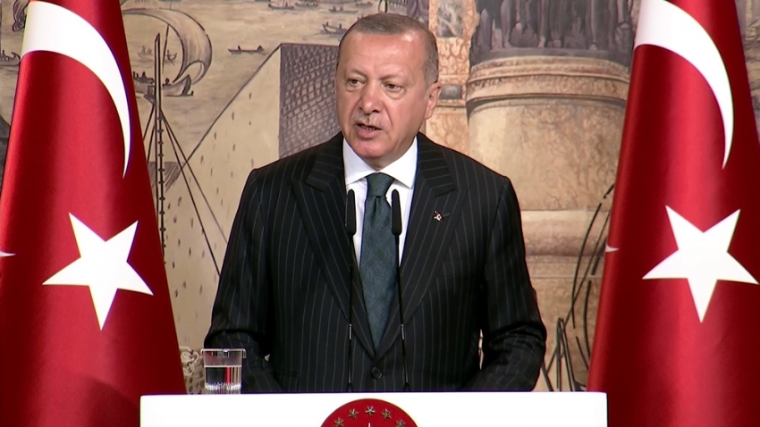 Erdoğan uluslararası medya mensuplarıyla bir araya geldi