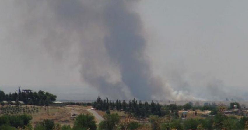 Suriye sınırında dumanlar yükseliyor