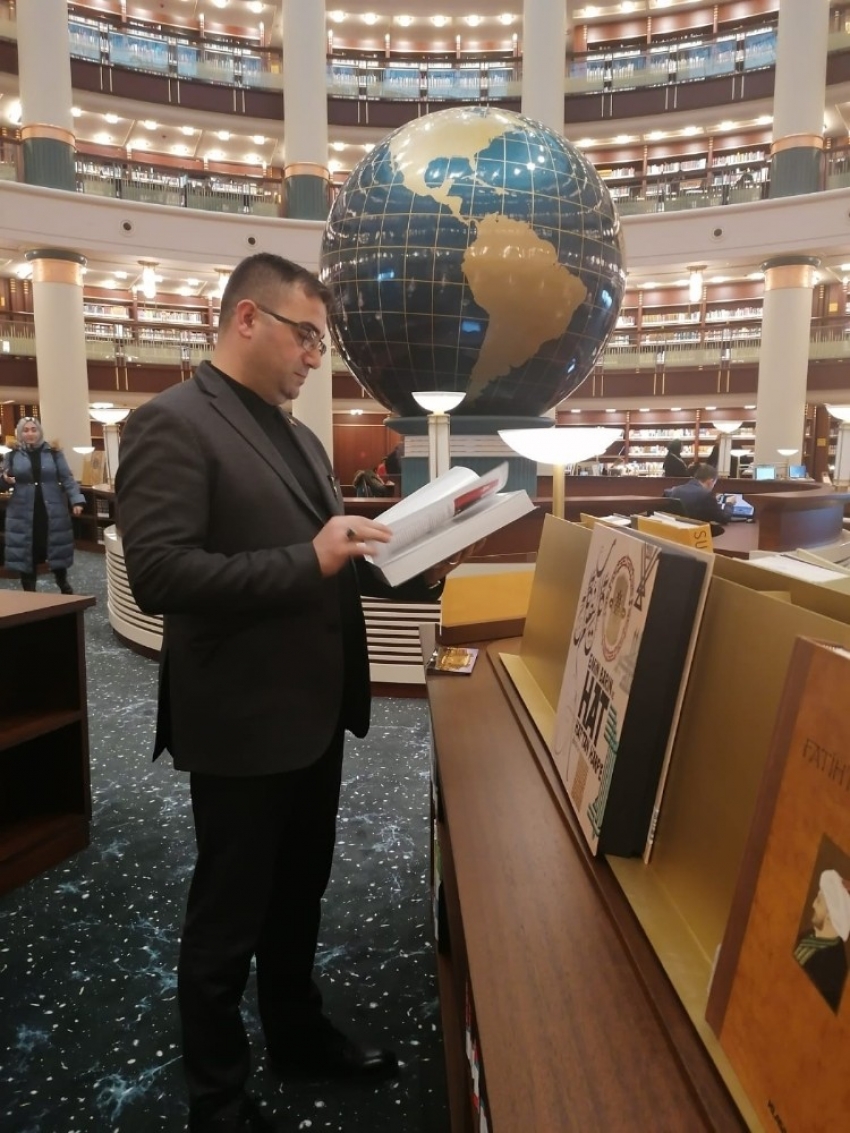 Başkan Erdoğan, Millet Kütüphanesini gezdi