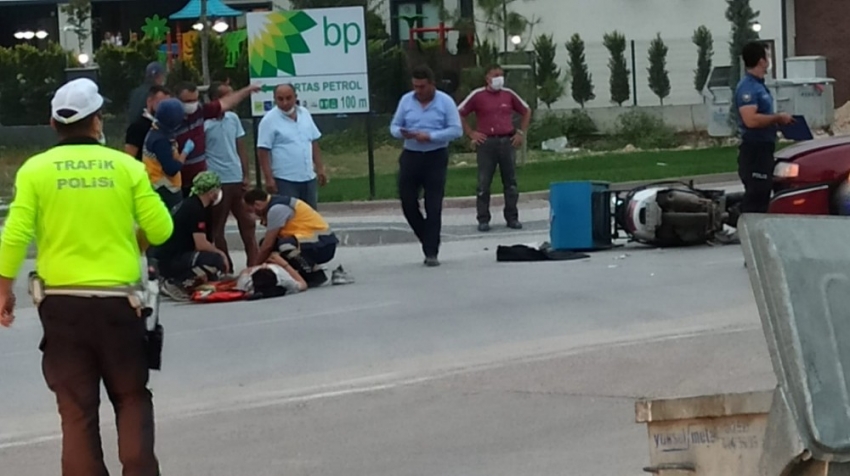 Bursa'da yaralanmalı trafik kazası