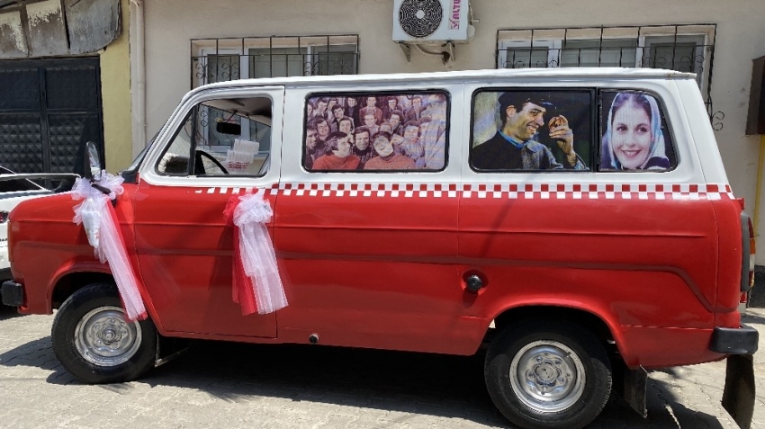 Bursa'da nostalji dolu minibüs
