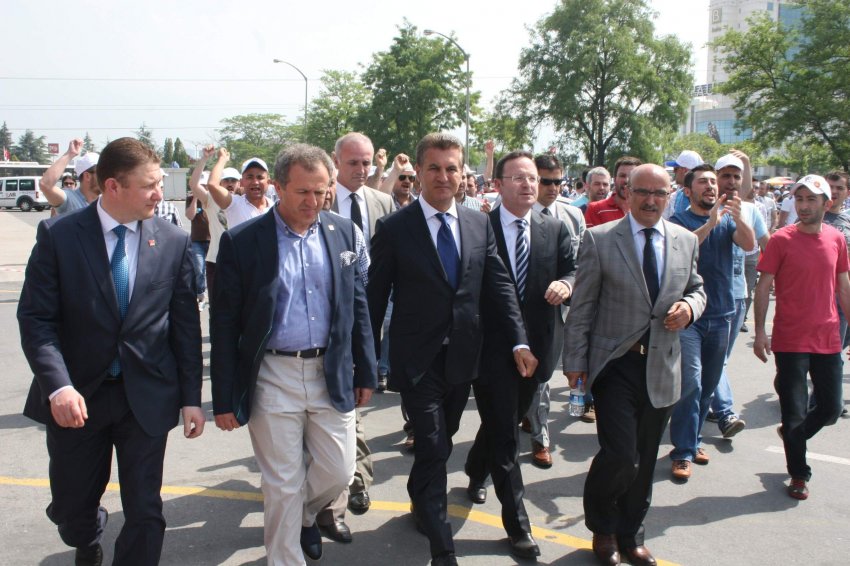 Mustafa Sarıgül’den  TOFAŞ ve Renault işçilerine ziyaret