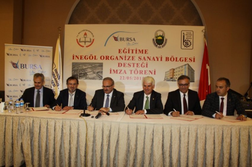 Bursa'da 24 derslikli okulun protokolü imzalandı!