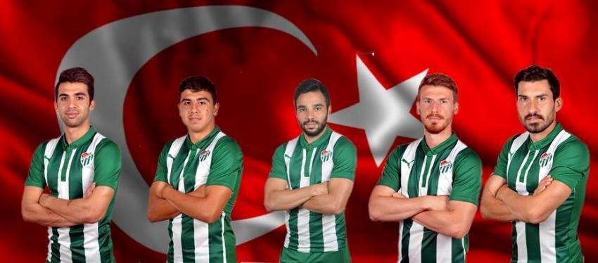 Bursaspor'dan A Milli Takım'a 5 oyuncu!