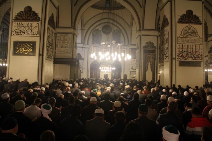 Bursa'da 20 camide hatimli teravih namazı kılınacak