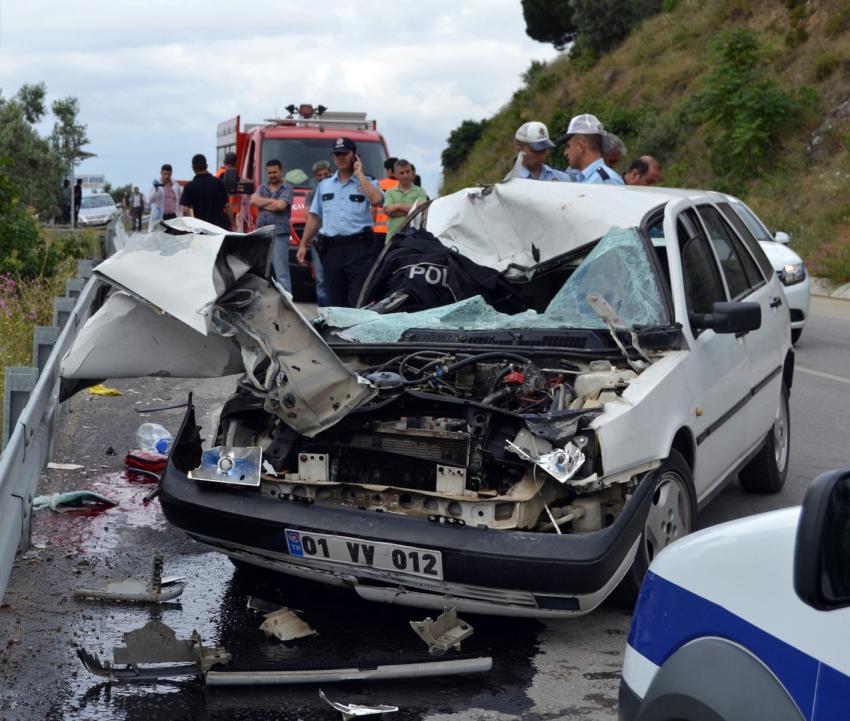 Bursa'da polis bu kazada can verdi