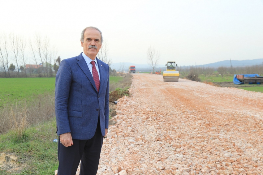 Bursa'nın kırsal kesiminde yol kalitesi artıyor