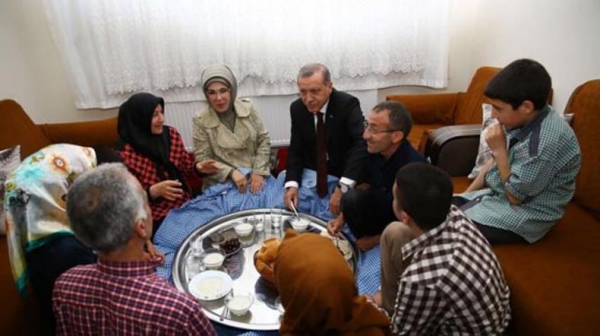  Erdoğan iftar sofrasında!