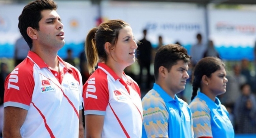 Türkiye Dünya Okçuluk Şampiyonası'nda altın madalya kazandı