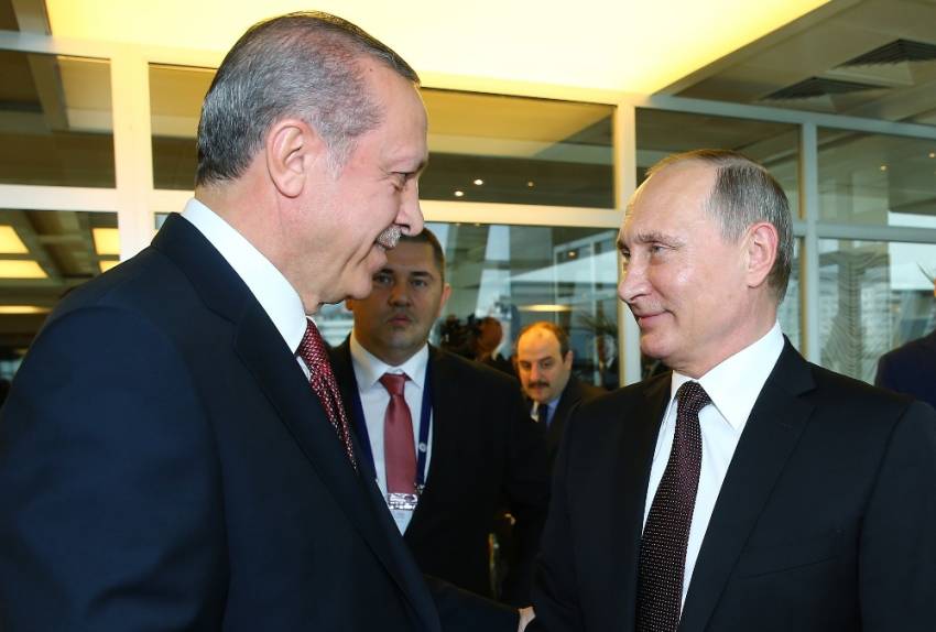 Erdoğan Putin’le görüştü