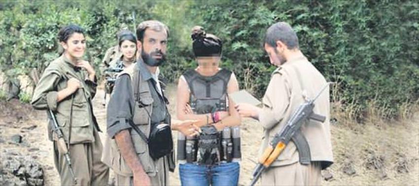 PKK genç kızı tehdit ederek...