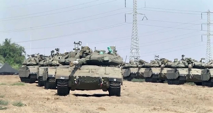 İsrail'den Gazze sınırına tank takviyesi
