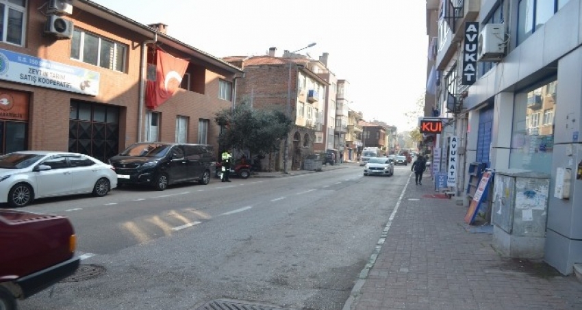 Mudanya'da yeni trafik düzenlemesi