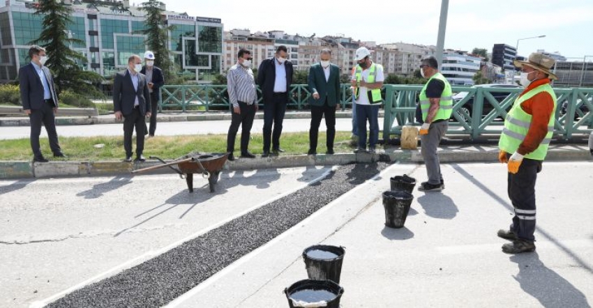 Bursa'da 80 bin ton asfalt döküldü