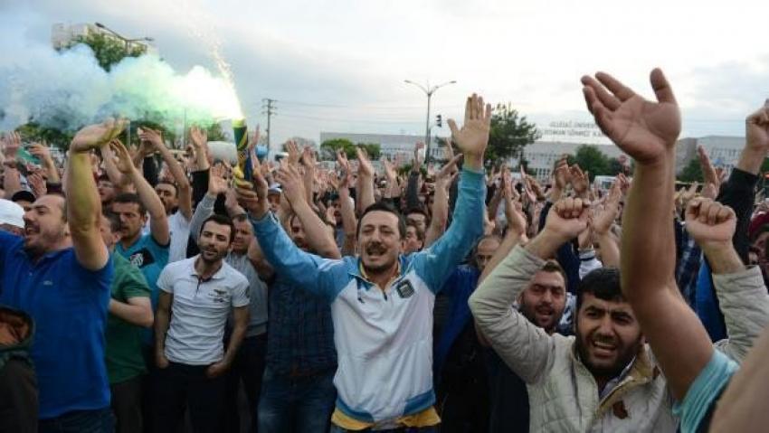 Bursa'da eylem yapan işçilere terör soruşturması