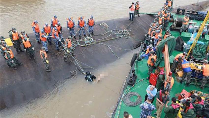 Çin'de gemi kazasında ölü sayısının 65'e yükseldi