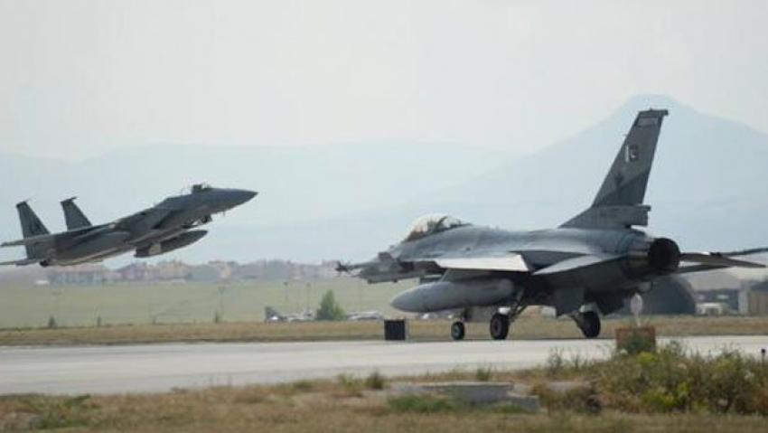 ABD savaş uçakları Konya'da