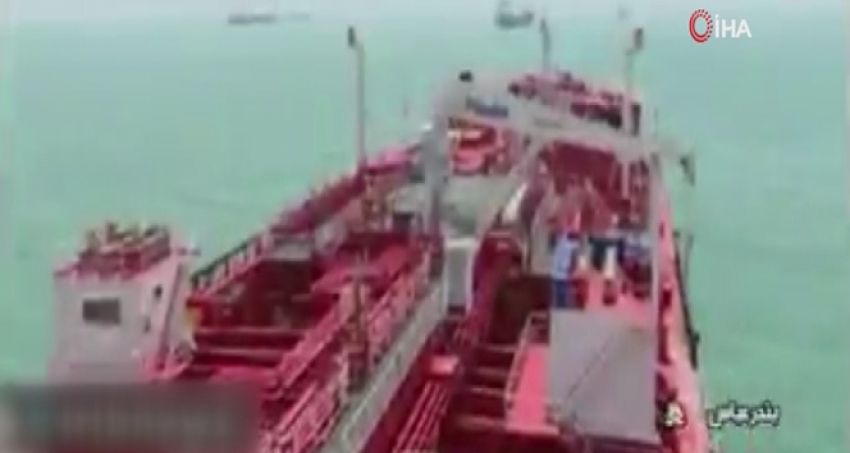 İran'ın alıkoyduğu petrol tankerinden yeni görüntüler