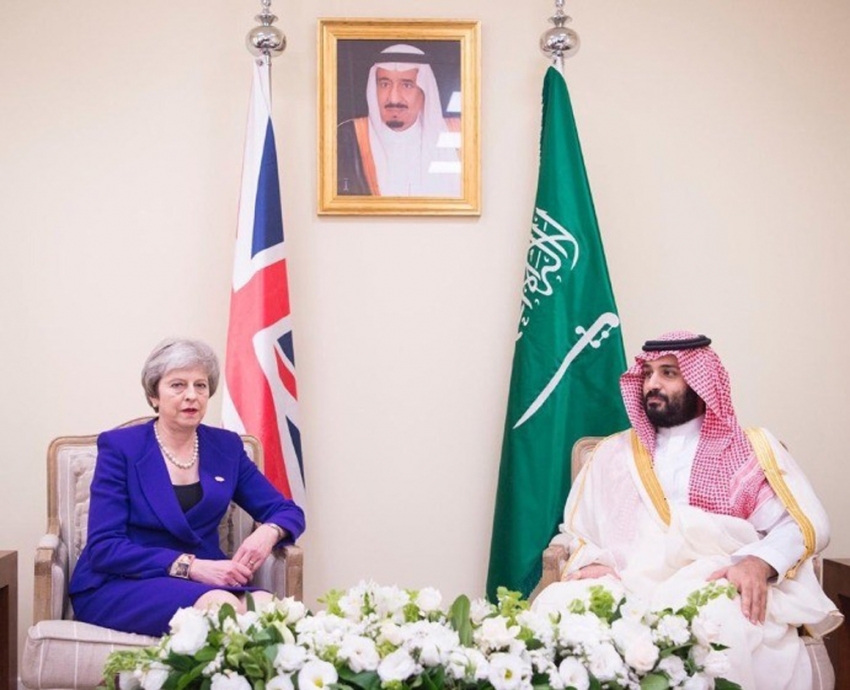 Suudi Veliaht Prensi, İngiltere Başbakanı May ile görüştü