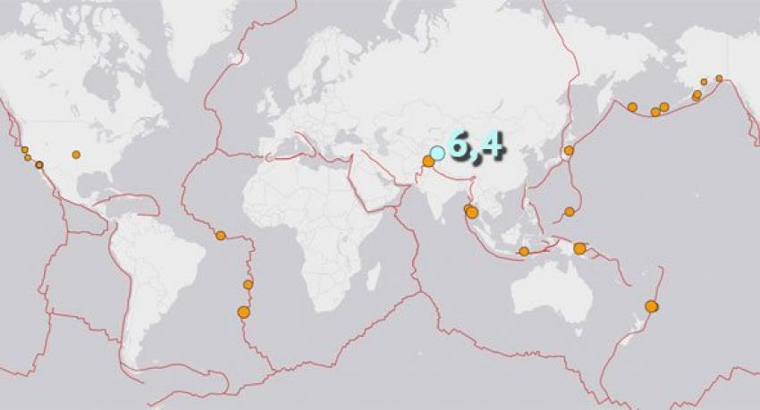 Şincan'da korkutan deprem
