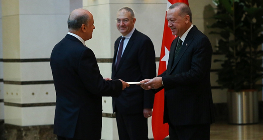Erdoğan, Arnavutluk Büyükelçisini kabul etti