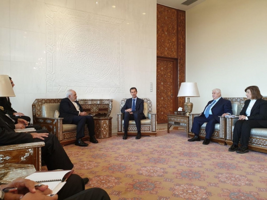 İran Dışişleri Bakanı Zarif, Esed ile bir araya geldi