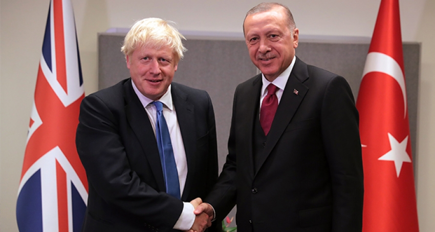  Erdoğan, Boris Johnson ile görüştü