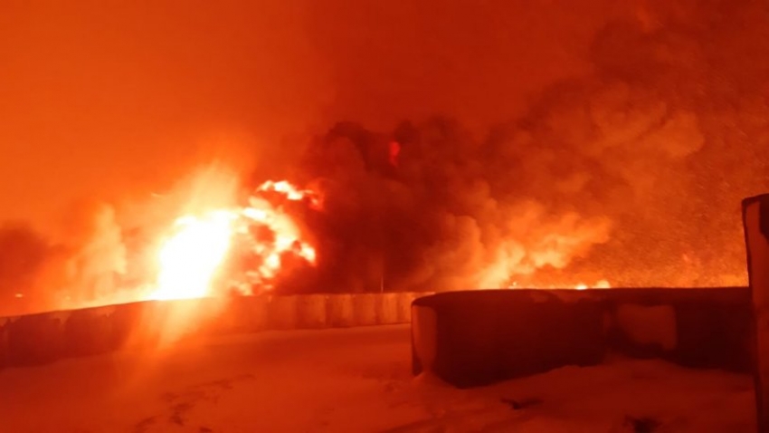 Gaziantep-Kahramanmaraş yolunda petrol boru hattı patladı, ulaşım durdu