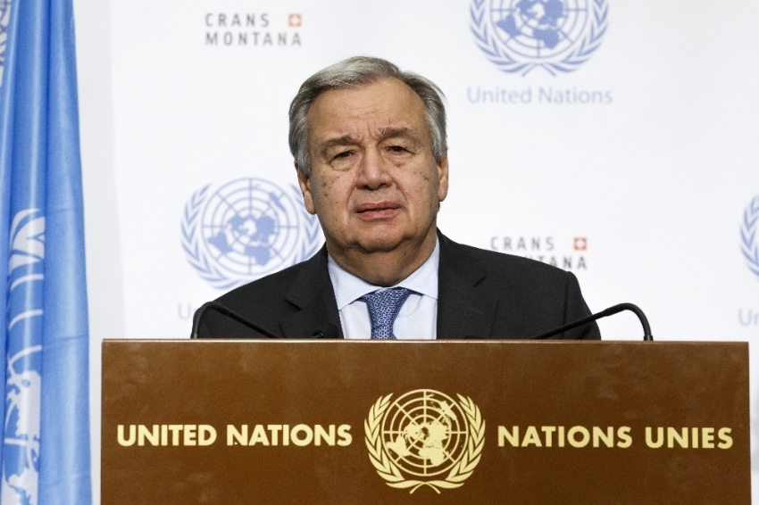 BM Genel Sekreteri Guterres’den referandum açıklaması