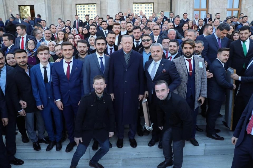 AK Parti İl Gençlik Kolları, Erdoğan ile bir araya geldi